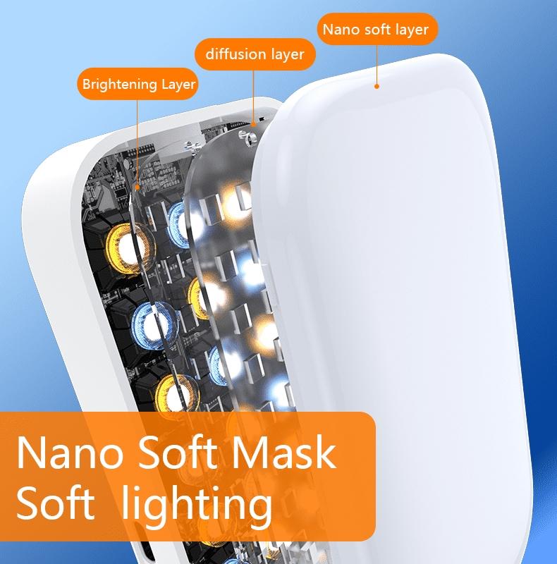 Mini Rgb Fill Light With Phone Holder - White-1915196901762928645