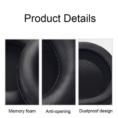 2-Pack Somic G941 Headphone Ear Cushion Replacement In Black Leather-1915196967168905221