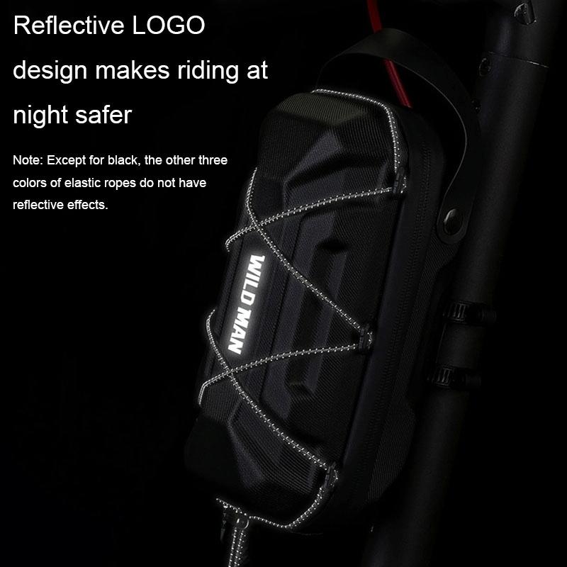 Electric Scooter Bag - Hard Shell Foldable Hanging Black-1964932210301734919