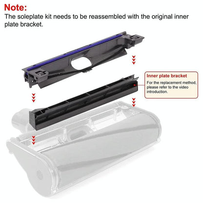 Plastic Cover For Dyson Floor Brush Roller Head-1915197503171596292