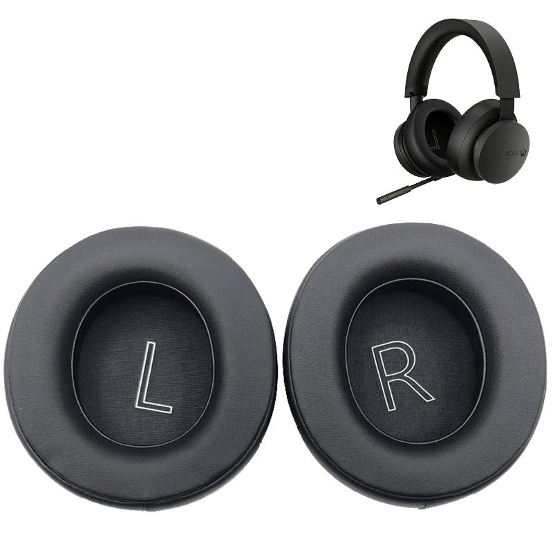 Xbox Series Headphone Leather Foam Cover - Black 1 Pair-1922443401773584388