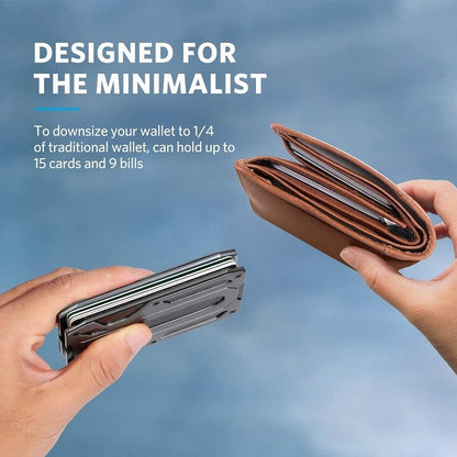 Rfid-Blocking Carbon Fiber Card Holder - Sleek & Secure-1915196884339789826