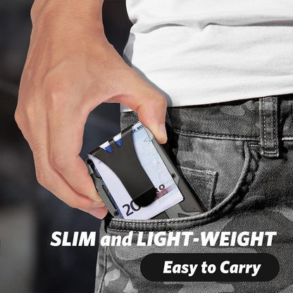 Rfid-Blocking Carbon Fiber Card Holder - Sleek & Secure-1915196884339789828