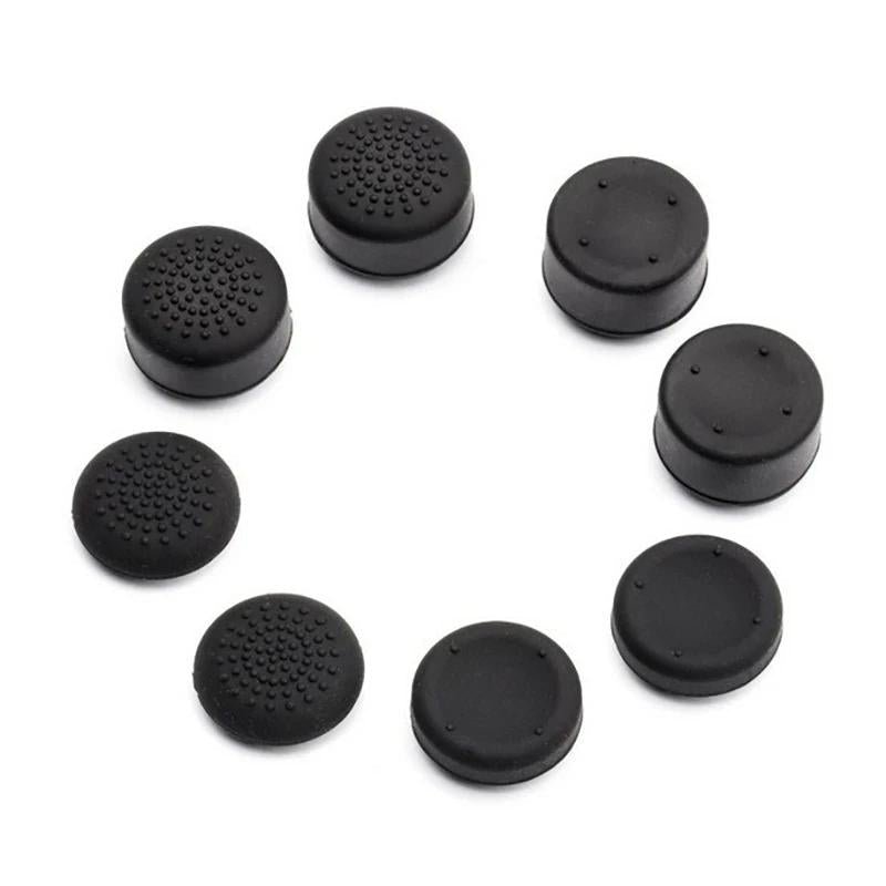 8-Piece Silicone Joystick Cap Set For Ps5 / Ps4 - Black-1969996401656074242