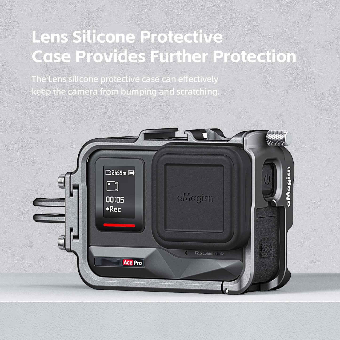 Metal Rabbit Cage Protective Frame For Insta360 Ace Pro / Ace Amagisn-1915197476332244999