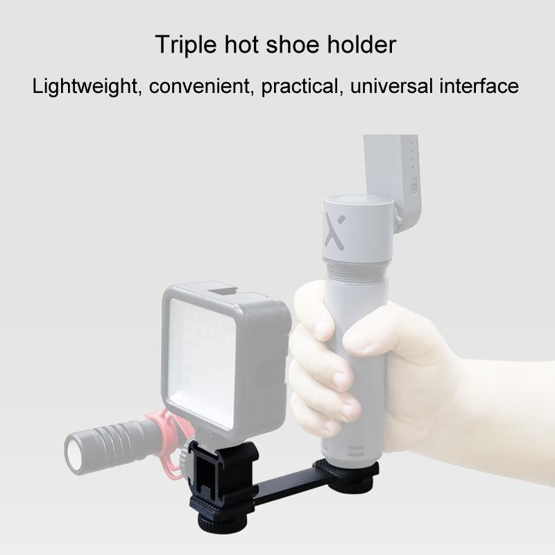 Aluminum Flashlight Bracket For Multifunctional Shoe Base With 3 Hot Boots-1915196861149483014