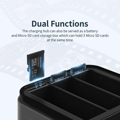 3-Slot Battery Charger Hub For Magisn - Compact & Efficient-1915197482262990855