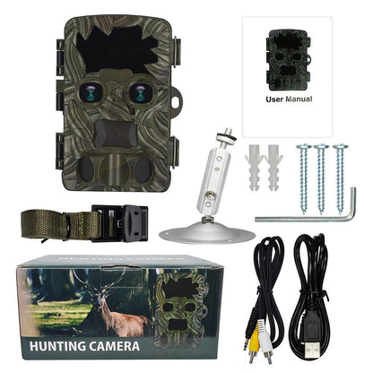 Outdoor Camouflage Dual Lens Infrared Camera With 4K Resolution And Night Vision-1915196926748397569