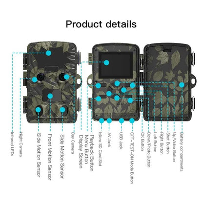 Outdoor Camouflage Dual Lens Infrared Camera With 4K Resolution And Night Vision-1915196926748397573