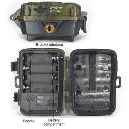 Outdoor Night Vision Hunting Camera With 4K Hd And Infrared Induction Camouflage Design-1915196832926011396