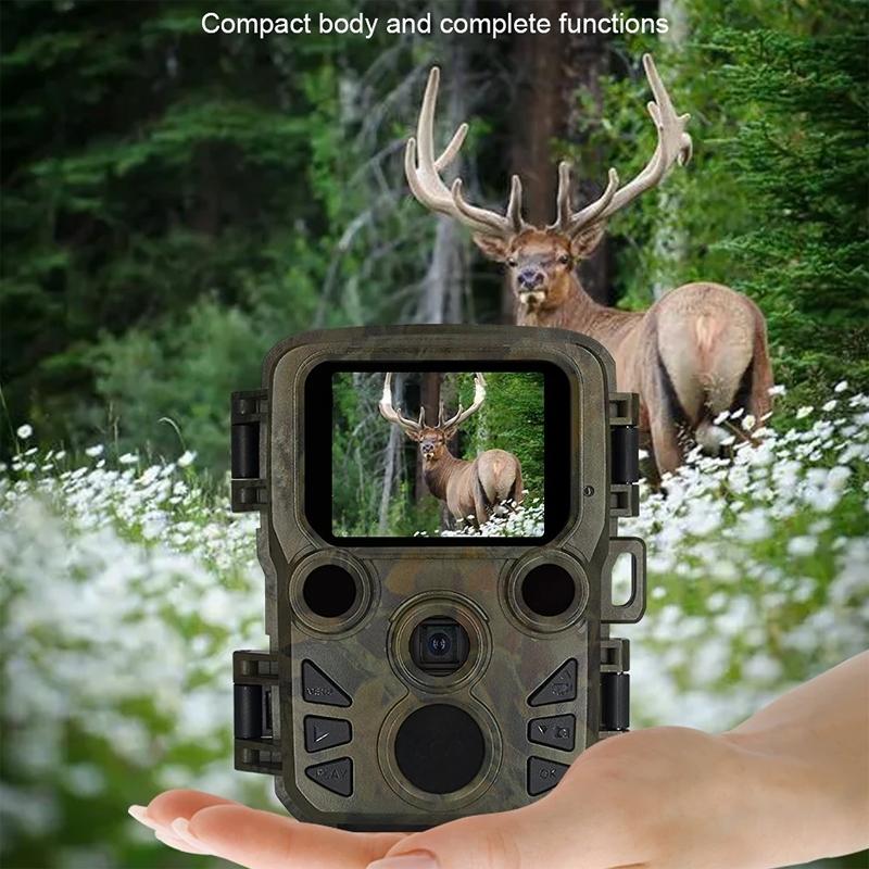 Outdoor Night Vision Hunting Camera With 4K Hd And Infrared Induction Camouflage Design-1915196832926011399