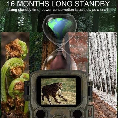 Outdoor Night Vision Hunting Camera With 4K Hd And Infrared Induction Camouflage Design-1915196832926011401