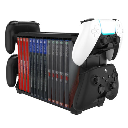 Versatile Console Storage Stand For Ps5 / Switch / Xbox - Multi-Functional-1915197414323654660