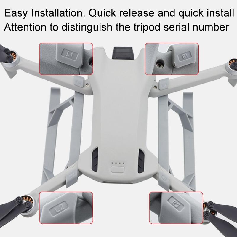 Pair Of Landing Gear Propeller Covers For Height Increase - Kickstand Protection-1915198068588941316