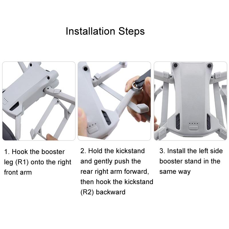 Pair Of Landing Gear Propeller Covers For Height Increase - Kickstand Protection-1915198068588941318