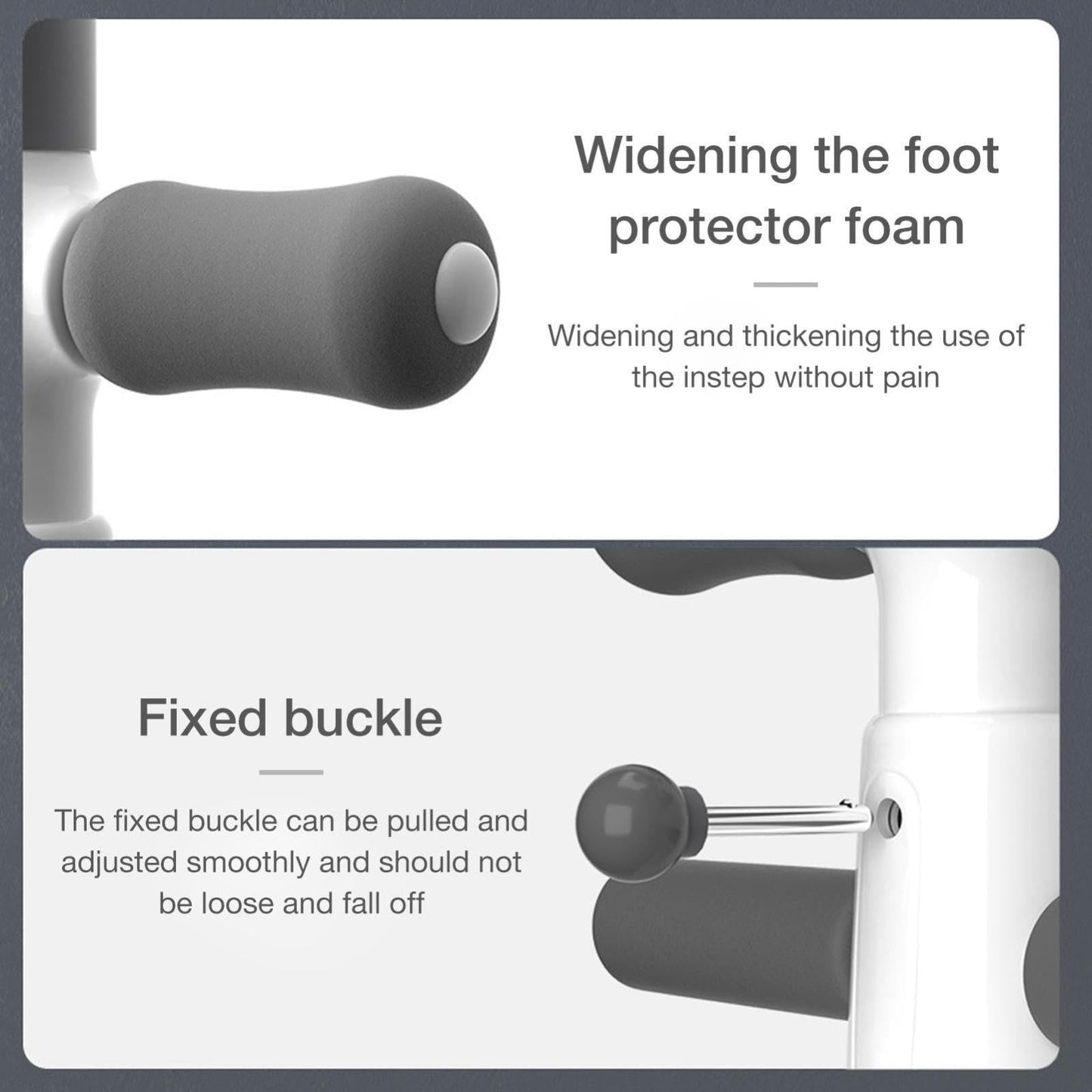 Adjustable 2-In-1 Sit-Up Boxing Ball Stand With Punching Bag - Gray / White-1964932179175804932