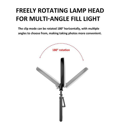 Desktop Ring Fill Light With Multi-Function Bracket - 3000-6500K-1915198263775072258