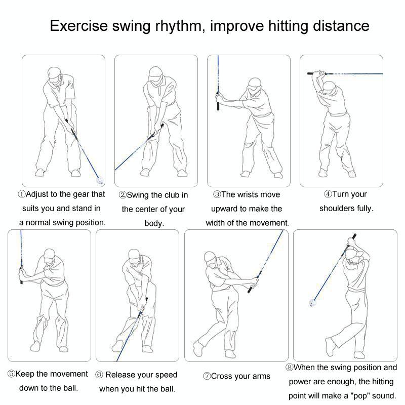 Improve Swing Speed With Golf Swing Training Stick-1915198263926067202
