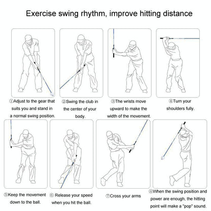 Improve Swing Speed With Golf Swing Training Stick-1915198263926067202