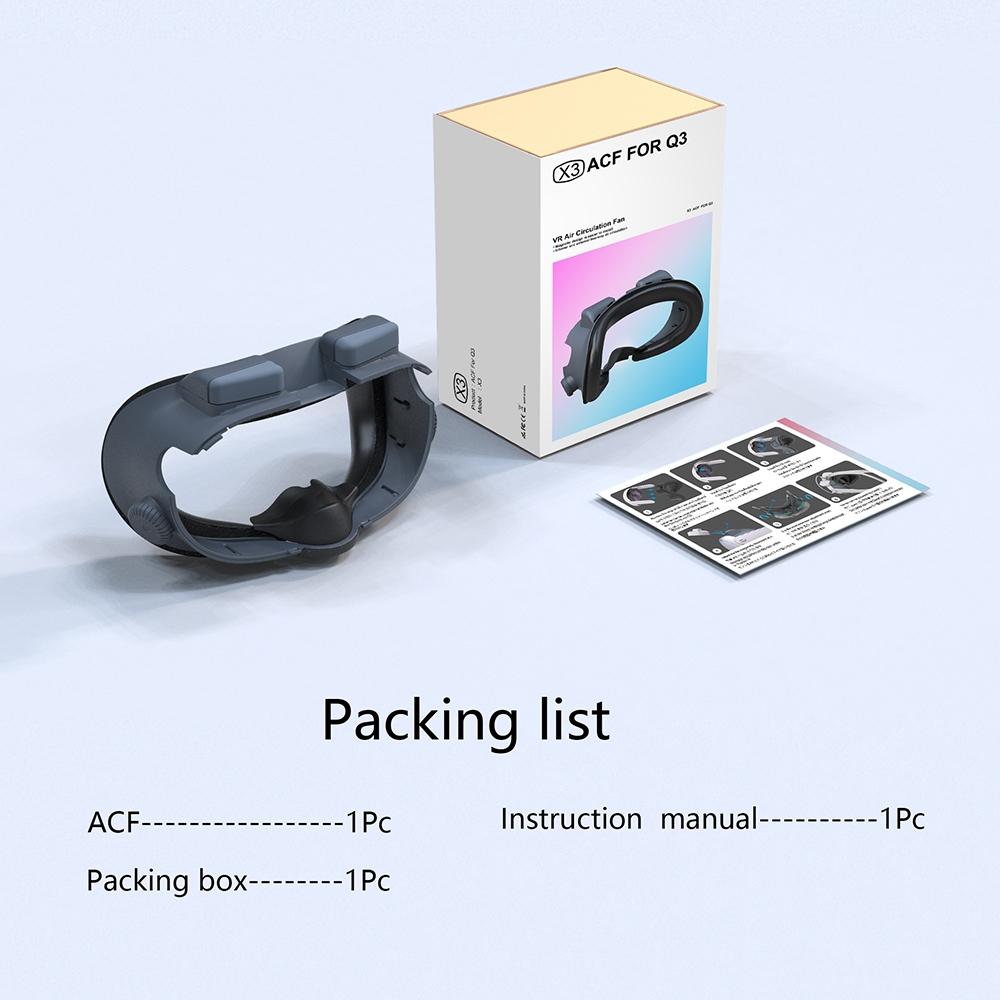 Soft Adjustable Vr Eye Mask Set For Meta Quest 3-1915197729559154696