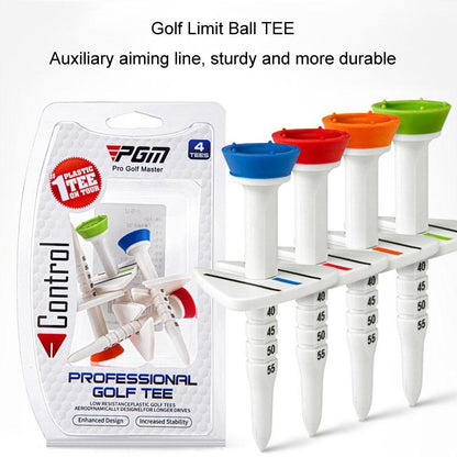 Adjustable Golf Tee Set - 4Pcs / Box - 77Mm Length - Aiming Assist-1915198302429777924