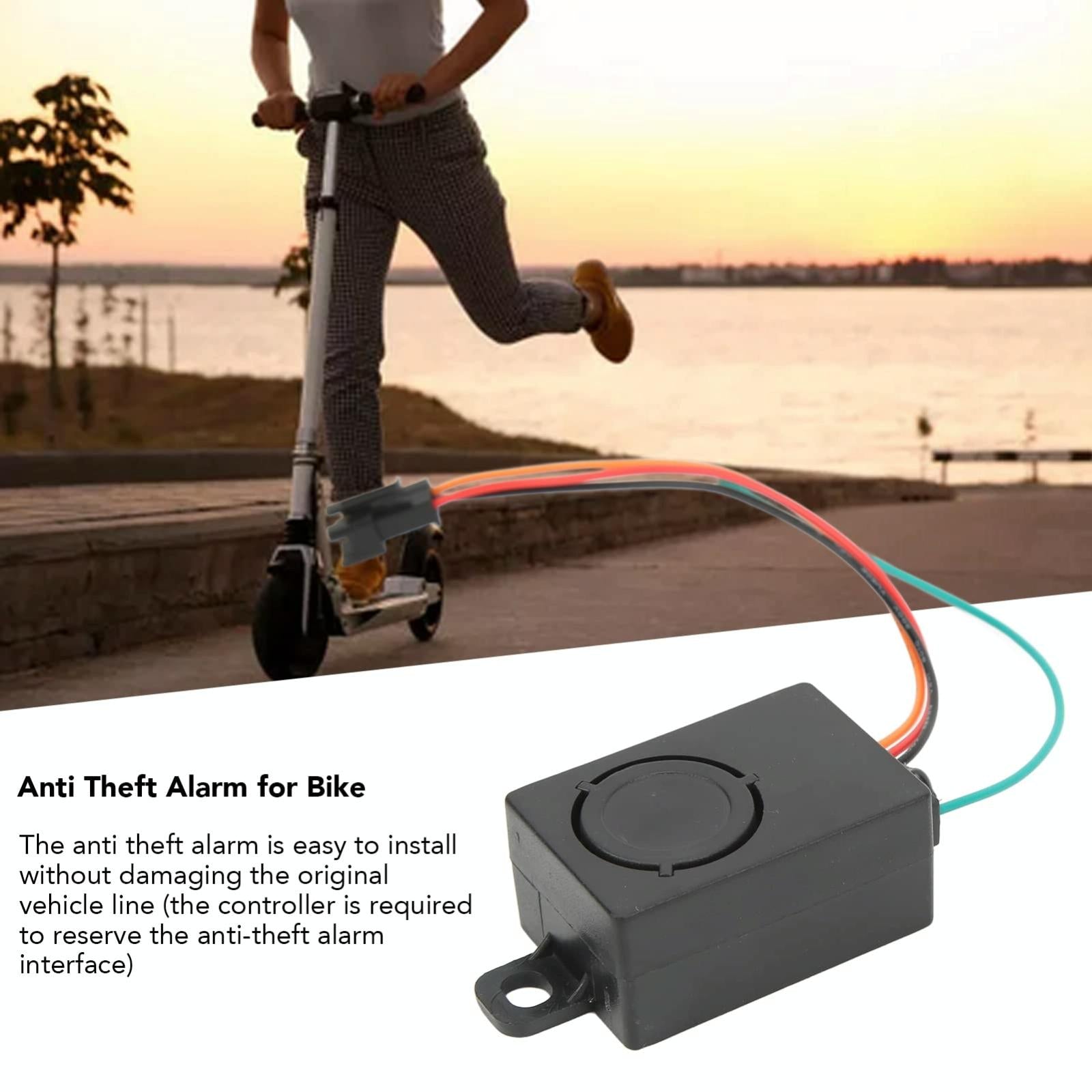 Universal Electric Scooter & Bicycle Anti-Theft Alarm + Remote - 36-72V-1964932287866998789
