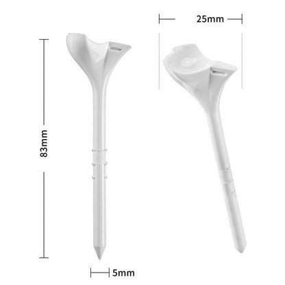 20-Pack Golf Ball Tees With 10-Degree Angled Spike-1915197518082347009