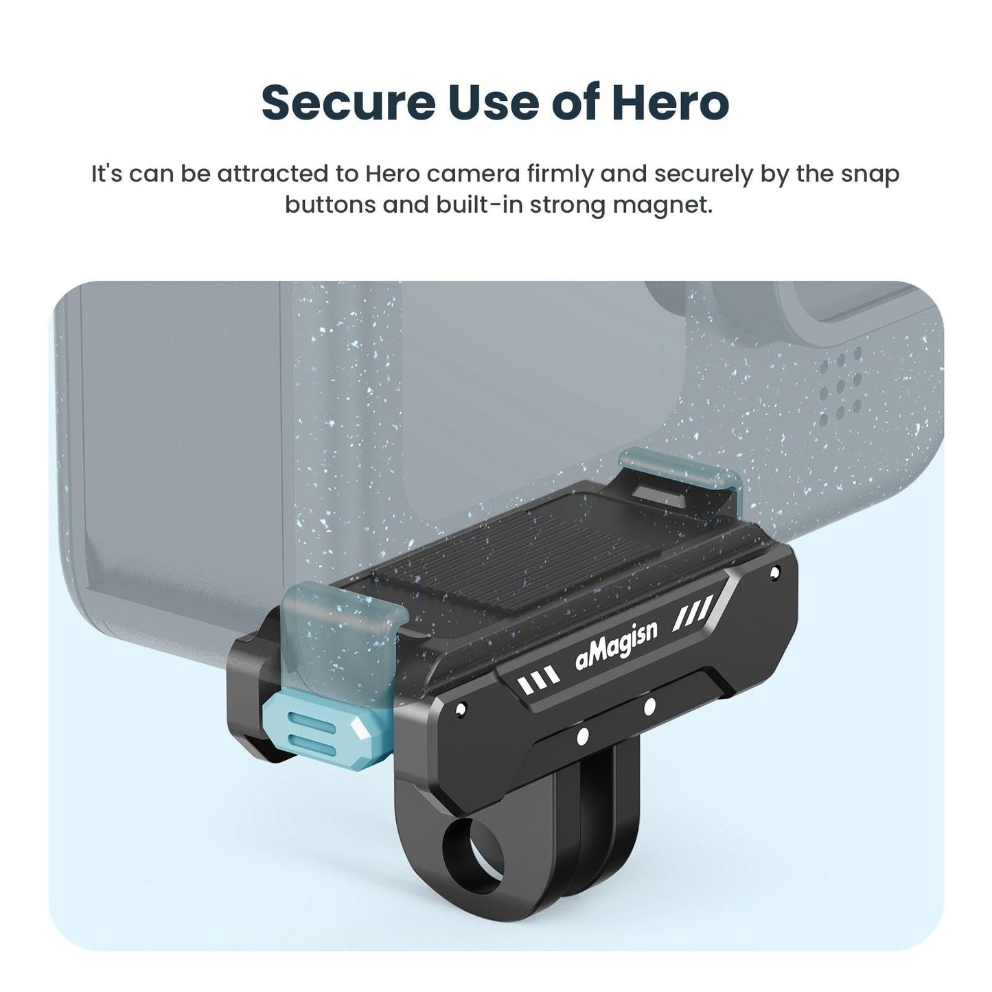 Magisn Magnetic Kit For Gopro Hero12 / 11 / 10 / 9 - Metal Absorption-1915198061840306184