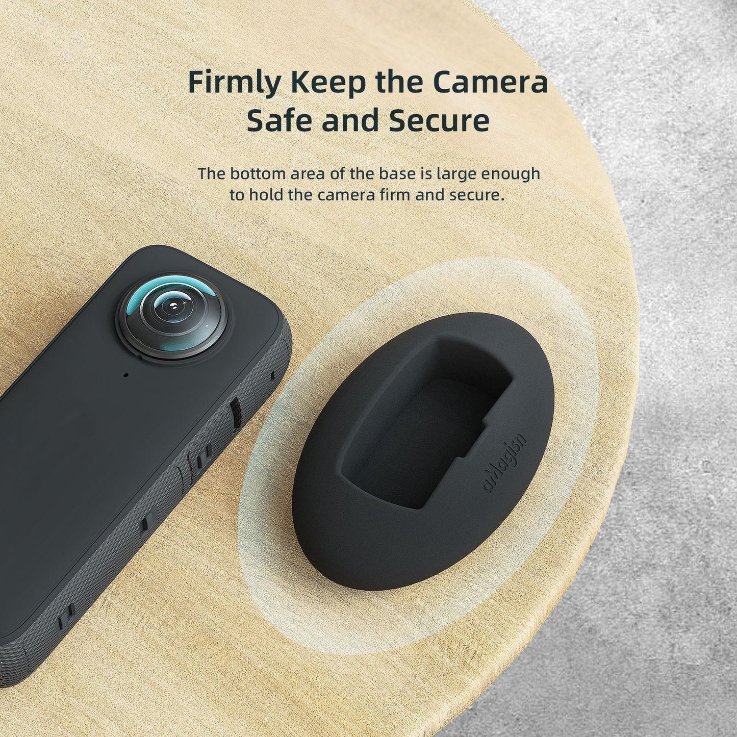 Silicone Desktop Base For Insta360 X3 Amagisn-1915196924705771525