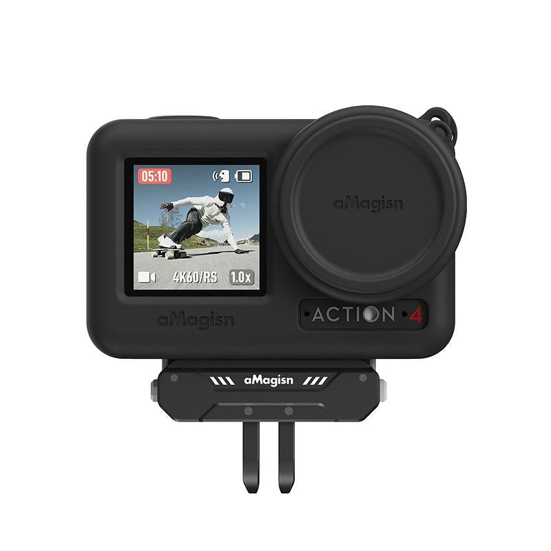 Quick Release Magnetic Camera Mount For Dji Action 4 / 3 - Amagisn-1915197105161506819