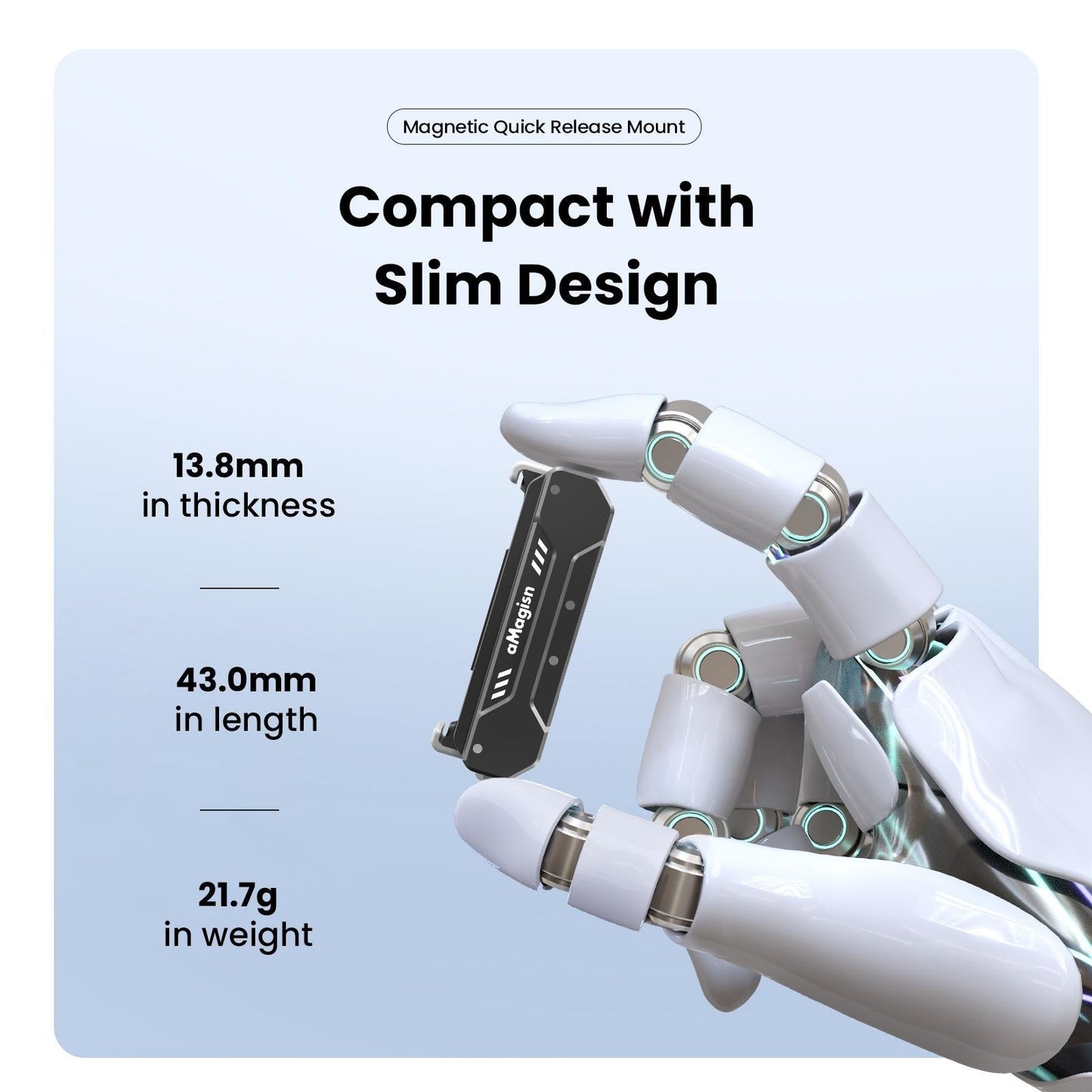 Quick Release Magnetic Camera Mount For Dji Action 4 / 3 - Amagisn-1915197105161506821