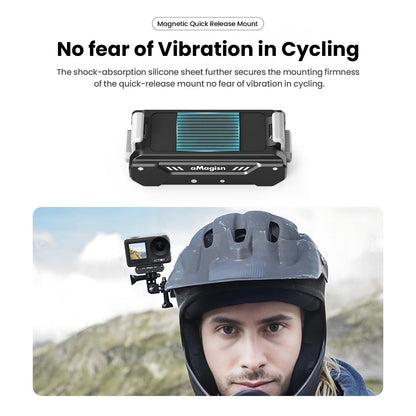 Quick Release Magnetic Camera Mount For Dji Action 4 / 3 - Amagisn-1915197105161506825