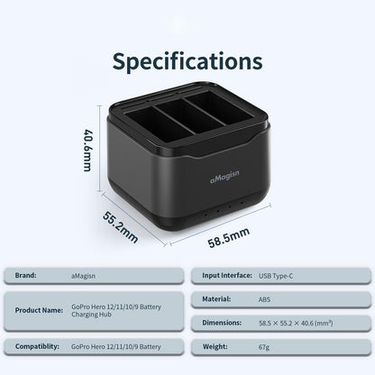 Gopro Hero Battery Charger Seat - Amagisn-1915198079003398145
