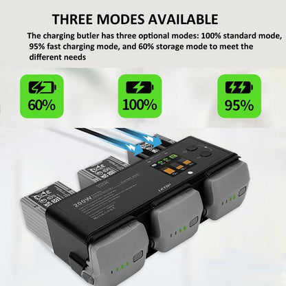 Smart Flight Battery For Dji Air 3 With 3-Channel Charging Manager - 200W-1915197672768278533