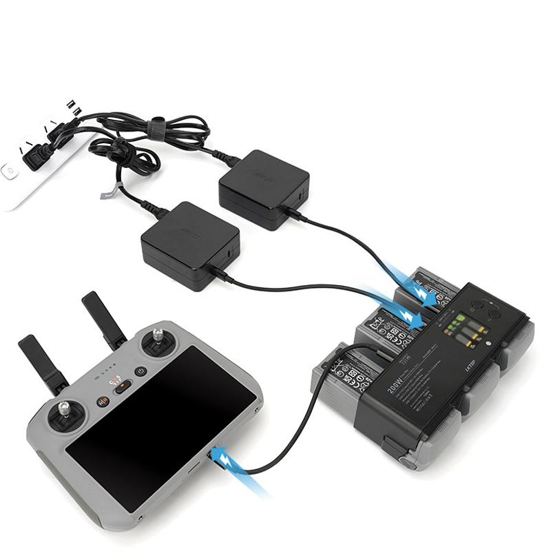 Smart Flight Battery For Dji Air 3 With 3-Channel Charging Manager - 200W-1915197672768278536