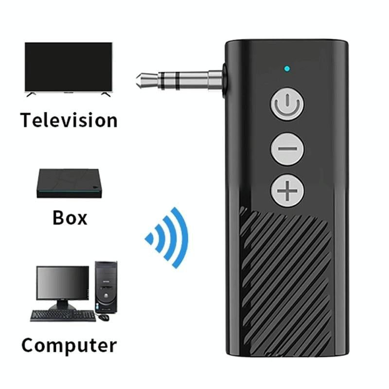 Wireless Car Audio Adapter With Bluetooth 5.3 And Tf Playback-1915198249480884229