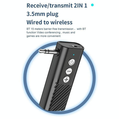 Wireless Car Audio Adapter With Bluetooth 5.3 And Tf Playback-1915198249480884232