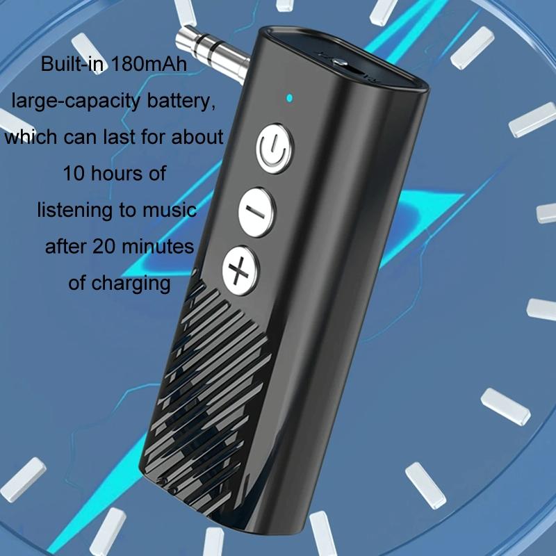 Wireless Car Audio Adapter With Bluetooth 5.3 And Tf Playback-1915198249480884233