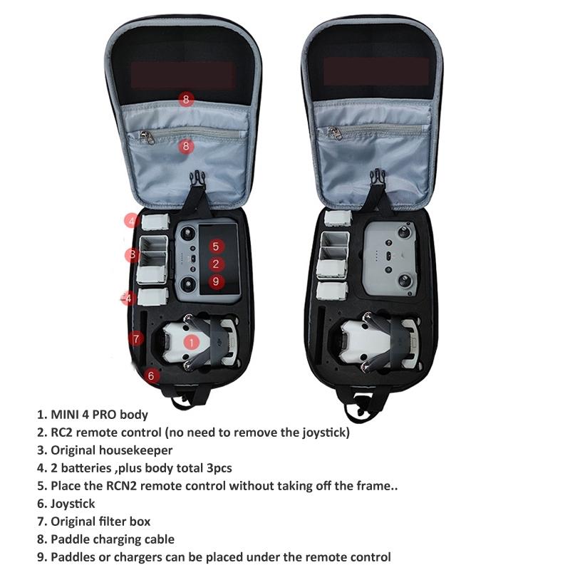 Versatile Drone Storage Backpack - Crossbody Chest Bag-1964932207273447427