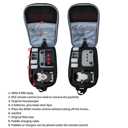 Versatile Drone Storage Backpack - Crossbody Chest Bag-1964932207273447427