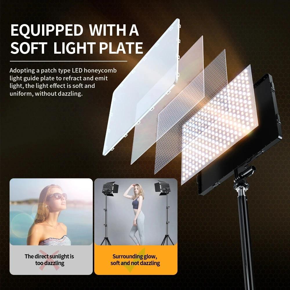 20W Dual Temperature Photography Fill Light Set-1964932337724690439