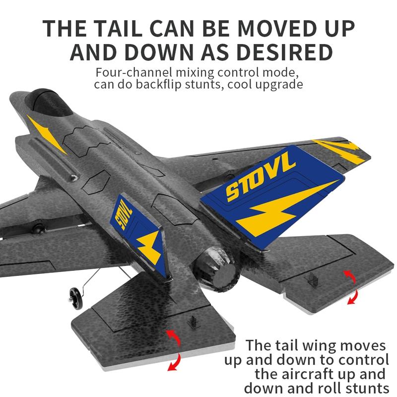 4-Channel Remote Control Stunt Tumbling Glider - Foam Model-1922443392046993417