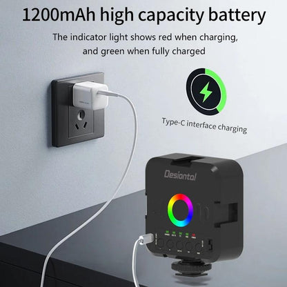 Portable Rgb Fill Light For Handheld Photography-1915198364409008132