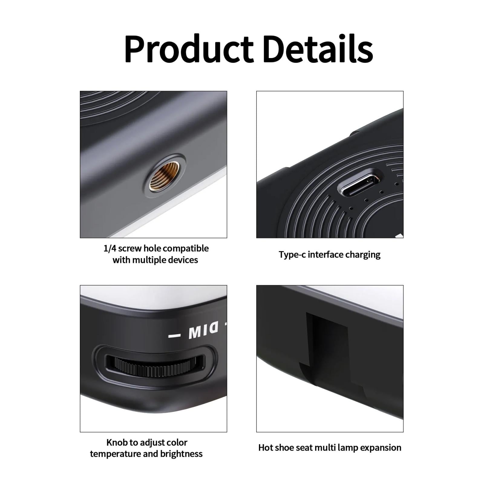 Portable V90 Led Fill Light For Mobile Beauty Live Streaming-1915196853306134535