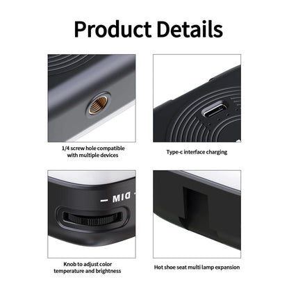 Portable V90 Led Fill Light For Mobile Beauty Live Streaming-1915196853306134535