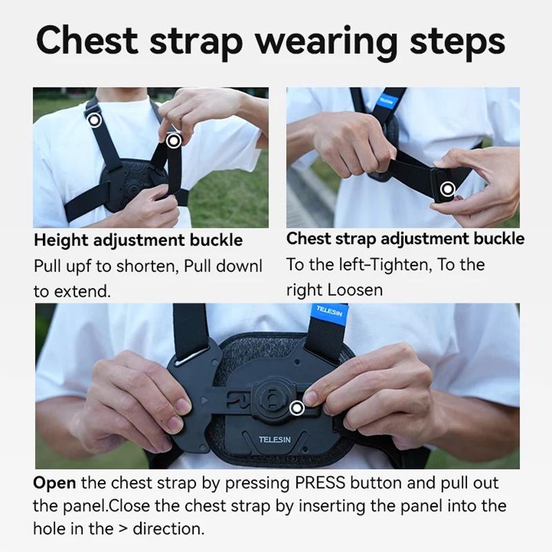 Sports Camera Quick Release Chest Strap - Accessory-1915197846777368578