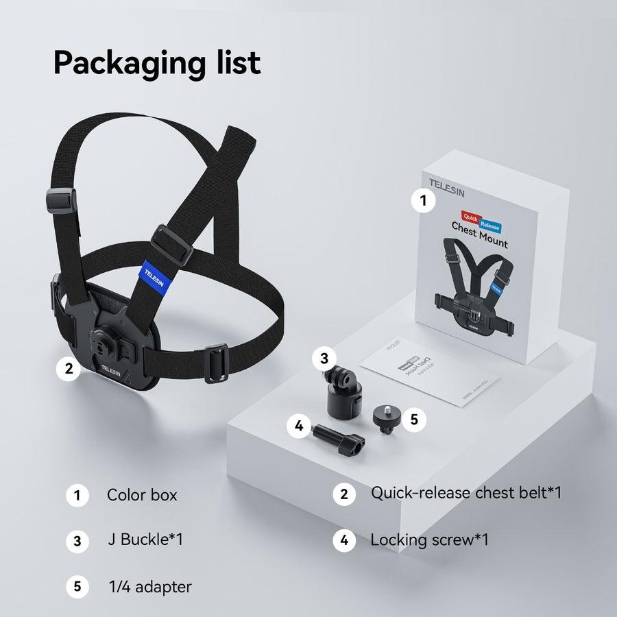 Sports Camera Quick Release Chest Strap - Accessory-1915197846777368580