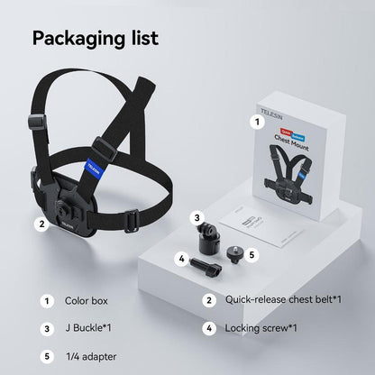 Sports Camera Quick Release Chest Strap - Accessory-1915197846777368580