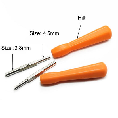 2-In-1 Disassembly Tool For Gba / Ngc / N64 / Sfc / Wii Consoles - 3.8Mm / 4.5Mm Screwdriver Socket-1915198289767174147