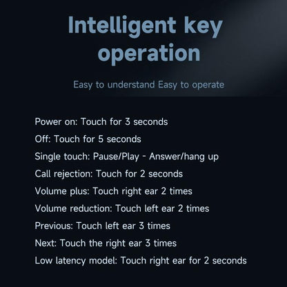 Wireless Half In-Ear Sports Earphones - Black-1915196694010662920